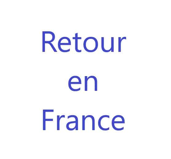 IMG - Retour en France